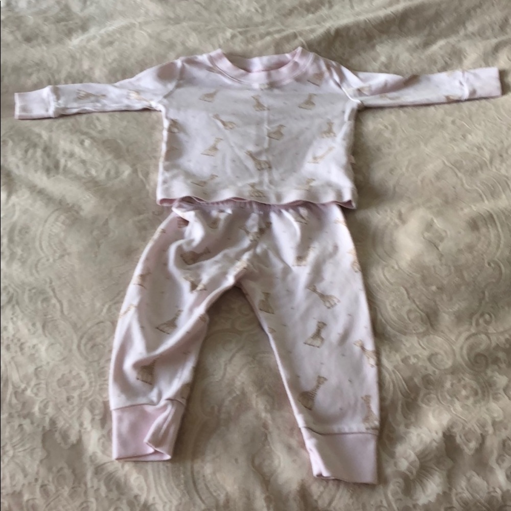 Kissy Kissy Giraffe PJ set